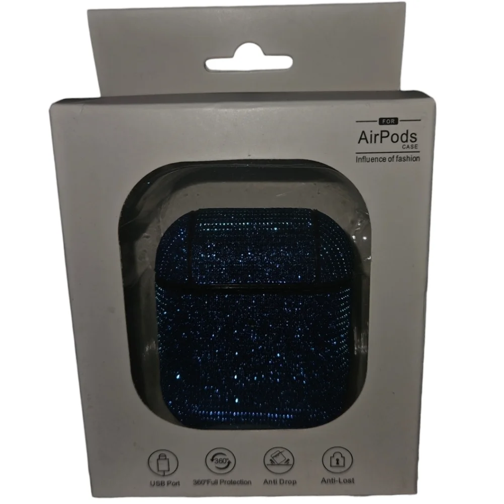 Apple Blue Sparkle Airpod Case Protector